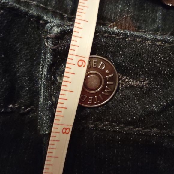 The Limited Women's size 8 dark wash mid rise jeans‎ straight leg cotton blend - Picture 6 of 7